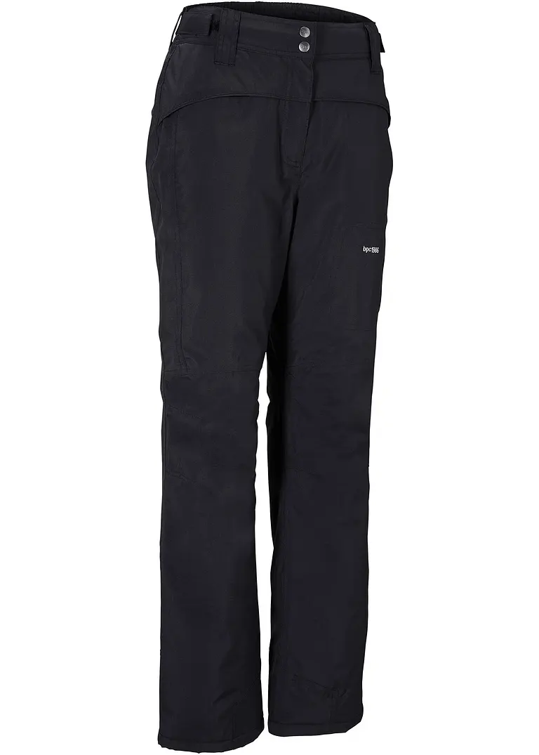 Thermohose, wasserdicht in schwarz von vorne - bonprix
