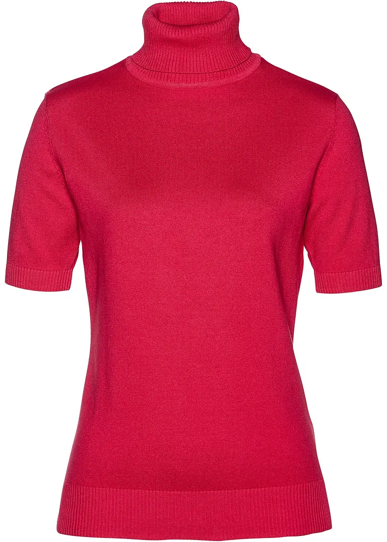 Pullover in rot von vorne - bonprix