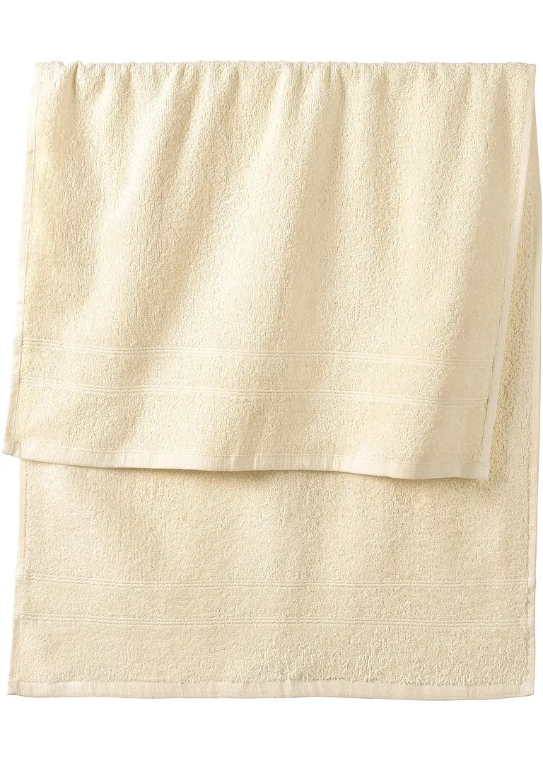 Handtuch in weicher Qualität in beige - bonprix