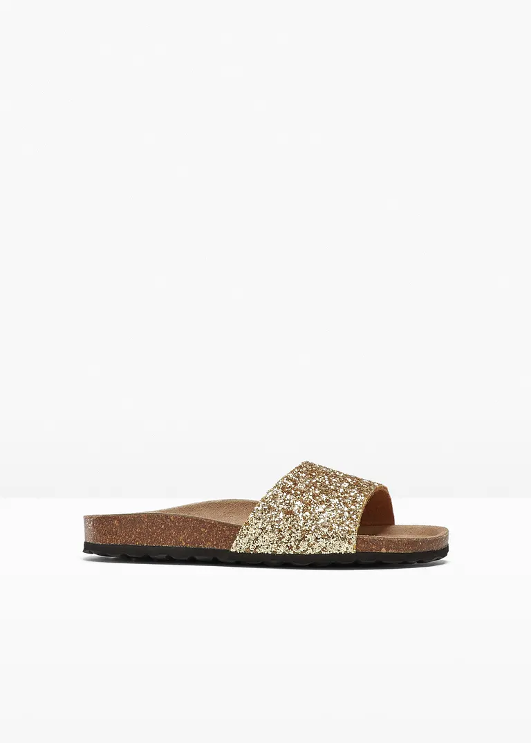 Pantolette in gold - bonprix