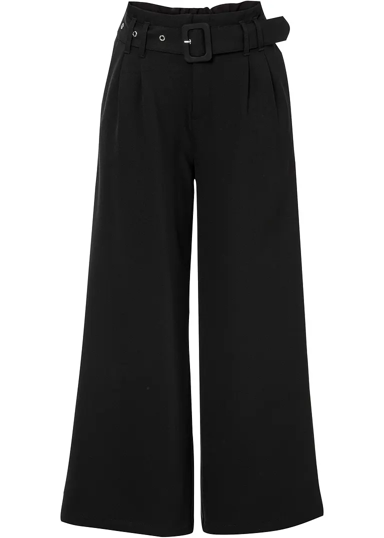 Culotte in schwarz von vorne - bonprix