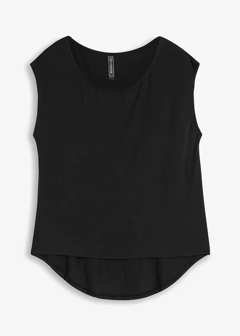 Shirt in schwarz von vorne - bonprix