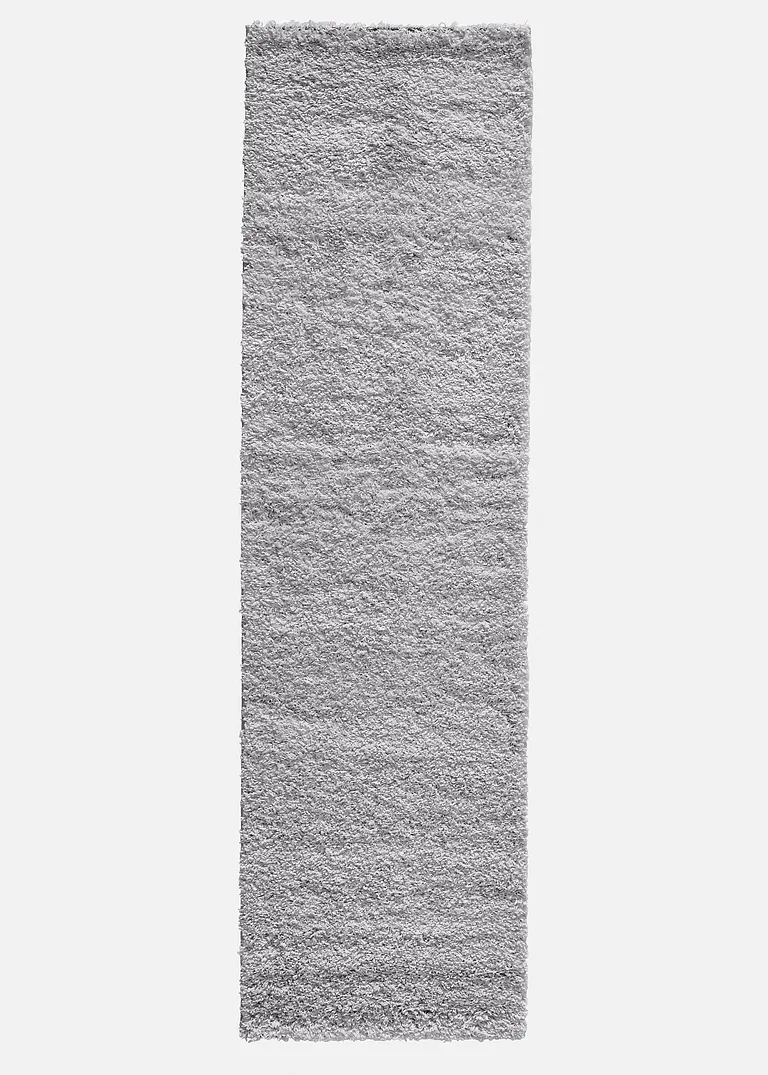 Hochflor Teppich in grau - bonprix