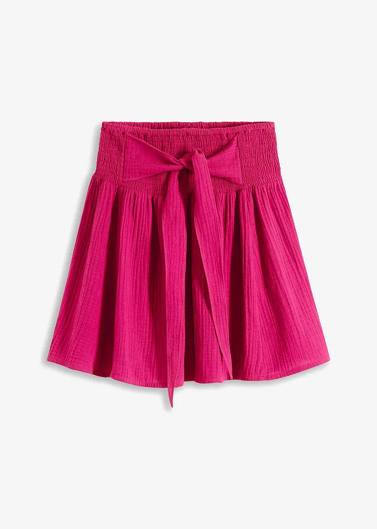 Musselin-Rock in pink von vorne - BODYFLIRT