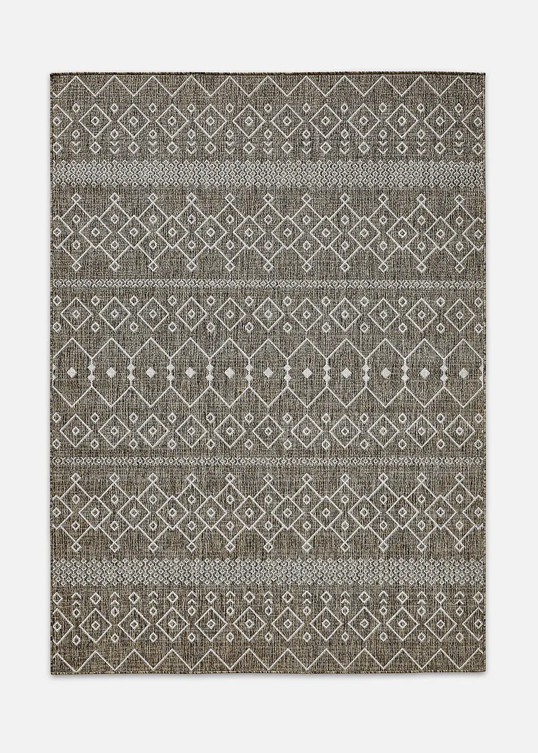 In- und Outdoor Teppich mit Ornamentmusterung in braun - bpc living bonprix collection