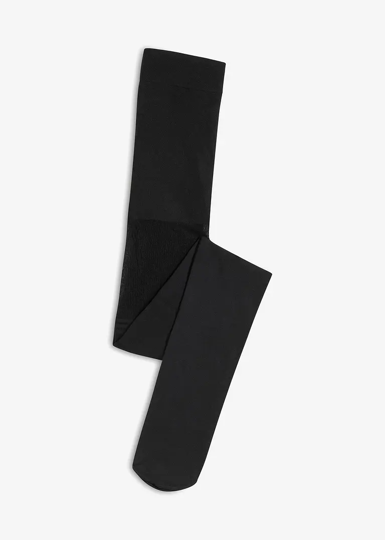 Overknee Strumpfhose 70den in schwarz von vorne - bonprix