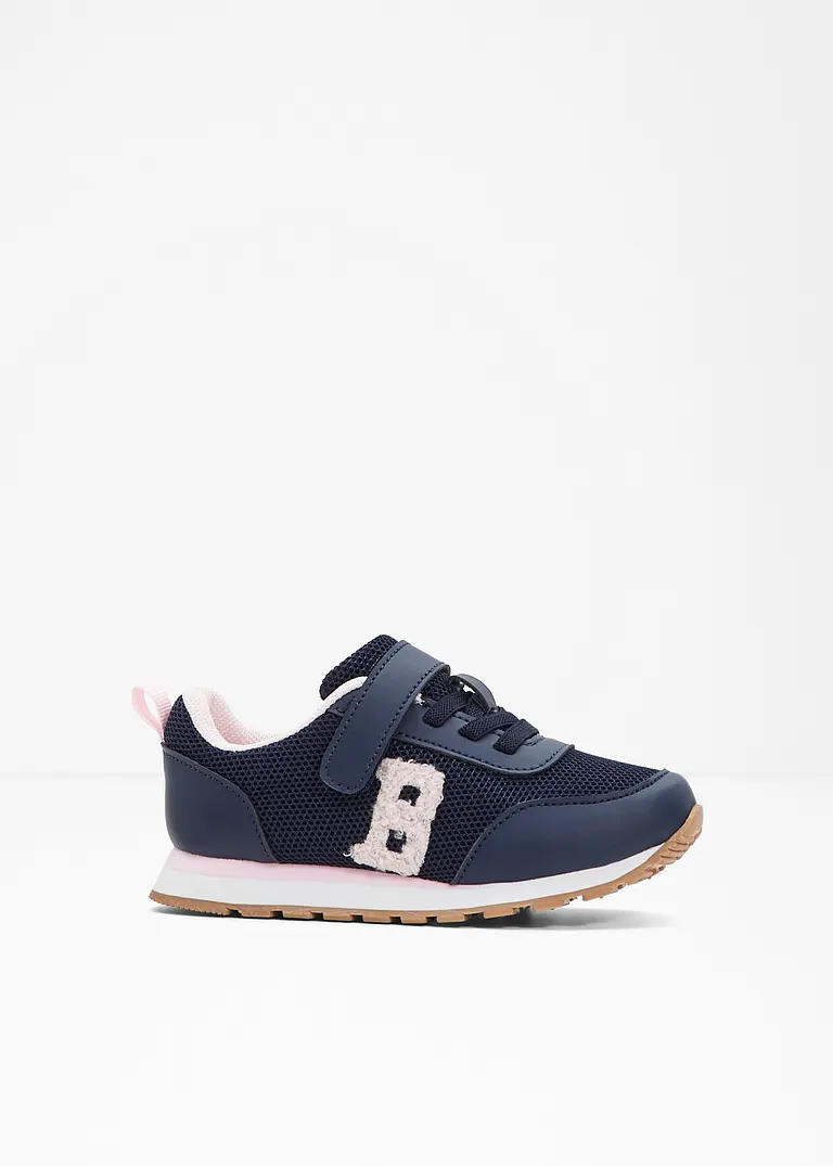 Kinder Sneaker in blau von vorne - bonprix