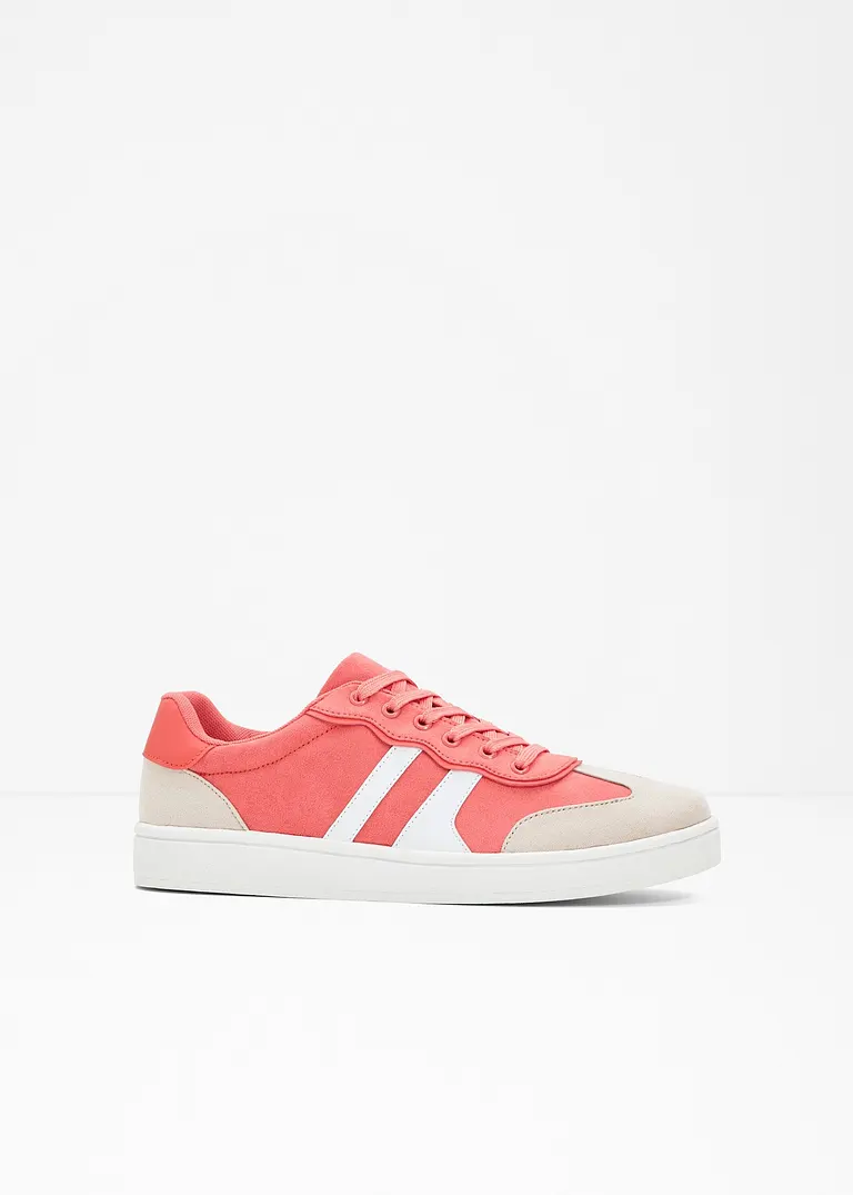 Kinder Sneaker in pink von vorne - bonprix