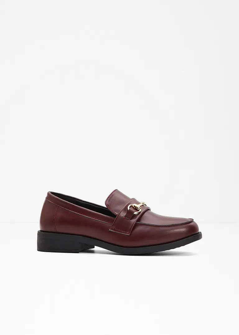 Loafer in rot von vorne - bonprix