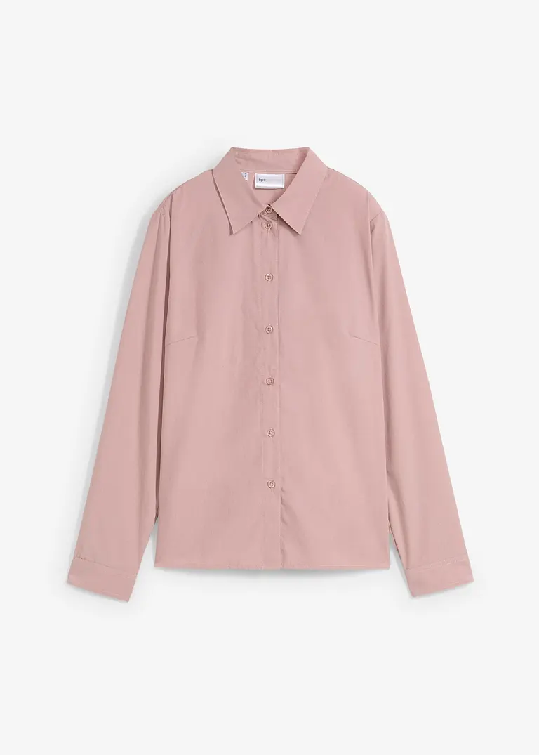 Bluse in rosa von vorne - bonprix