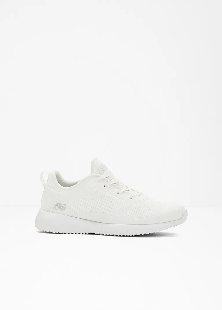 Skechers Sneaker mit Memory Foam in weiß von vorne - Skechers