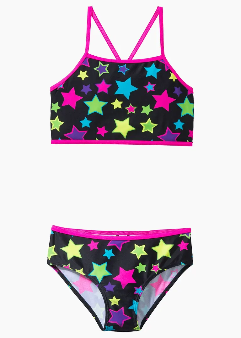 Bikini aus recyceltem Polyamid (2-tlg. Set) in schwarz - bonprix