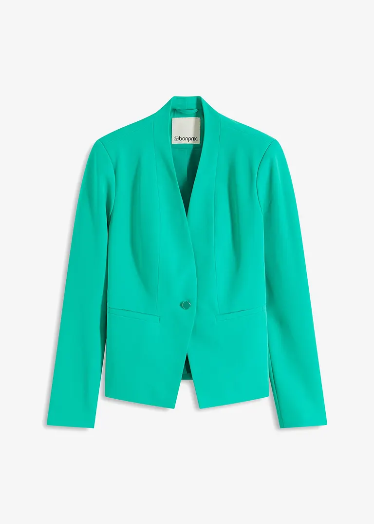 Blazer in grün von vorne - bonprix