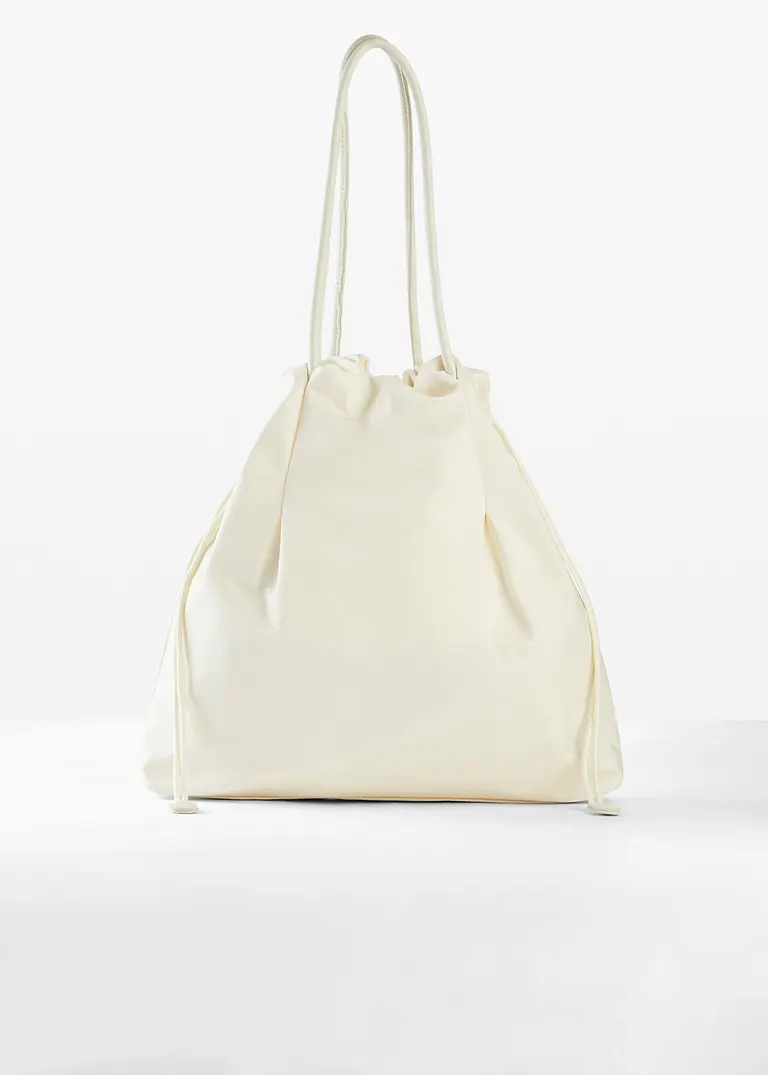 Handtasche in weiß von vorne - bonprix