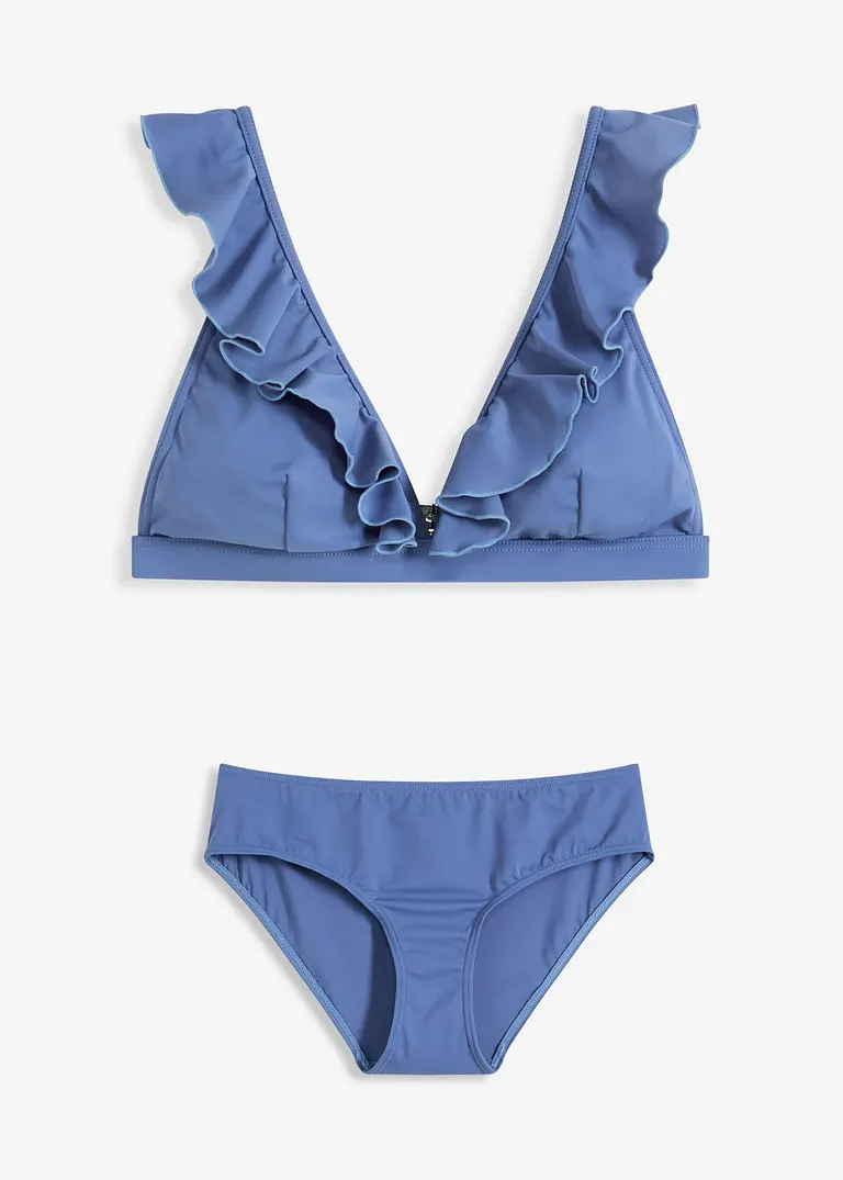 Bikini (2-tlg.Set) in blau von vorne - bonprix
