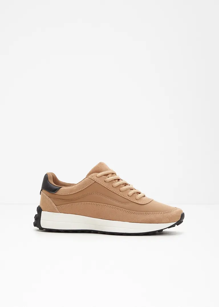 Sneaker in beige - bonprix