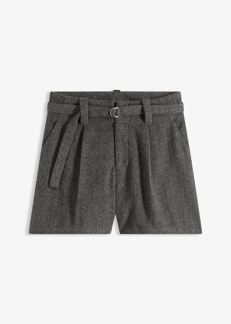 Shorts in grau von vorne - bonprix