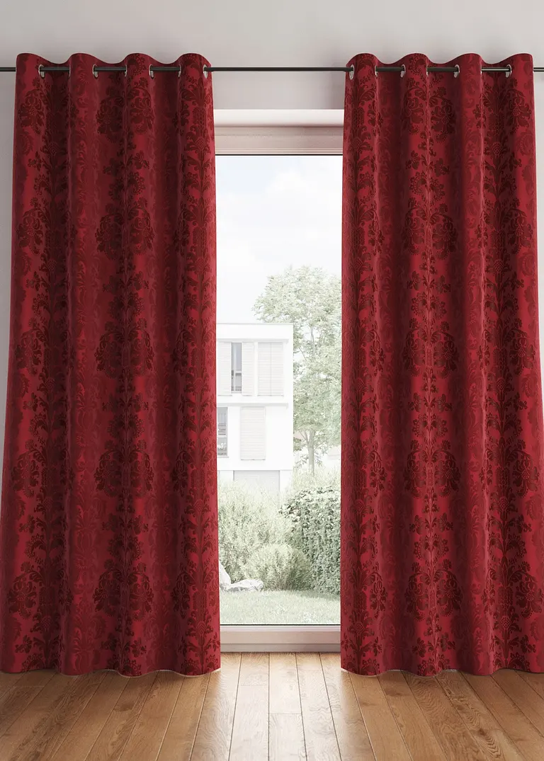 Abdunkelnder Vorhang, in vielen Größen (1er Pack) in rot - bonprix