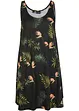 schwarz/grün floral