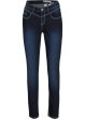 Slim Fit Stretch-Jeans mit Kontrastnähten, John Baner JEANSWEAR