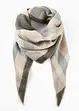 beige/hellblau/dunkelgrau kariert