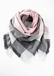 grau/rosa/creme kariert