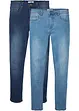 hellblau denim + dunkelblau denim