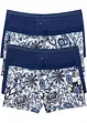 dunkelblau paisley + dunkelblau mit punkten