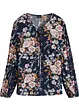 dunkelblau floral