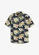 dunkelblau floral