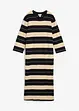 schwarz/beige gestreift