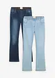 dunkelblau denim+hellblau denim