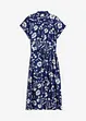 tiefseeblau/weiß floral