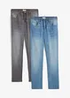 mittelblau denim+grau denim