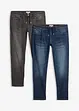 dunkelblau denim+schwarz denim