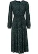 petrolgrün/schwarz floral