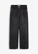 schwarz denim metallic
