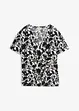 weiß/schwarz floral