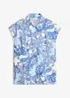 weiß/hellblau paisley