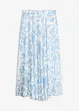 wollweiß/hellblau floral