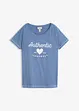 jeansblau bedruckt