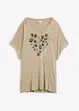 new khaki graphisch bedruckt
