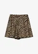 schwarz/gold zebra bedruckt