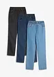 dunkelblau denim+hellblau denim+schwarz denim