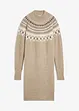 beige meliert norwegermuster