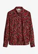 schwarz/rot paisley