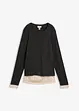 anthrazit meliert/kieselbeige