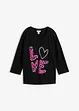 schwarz/neonpink bedruckt