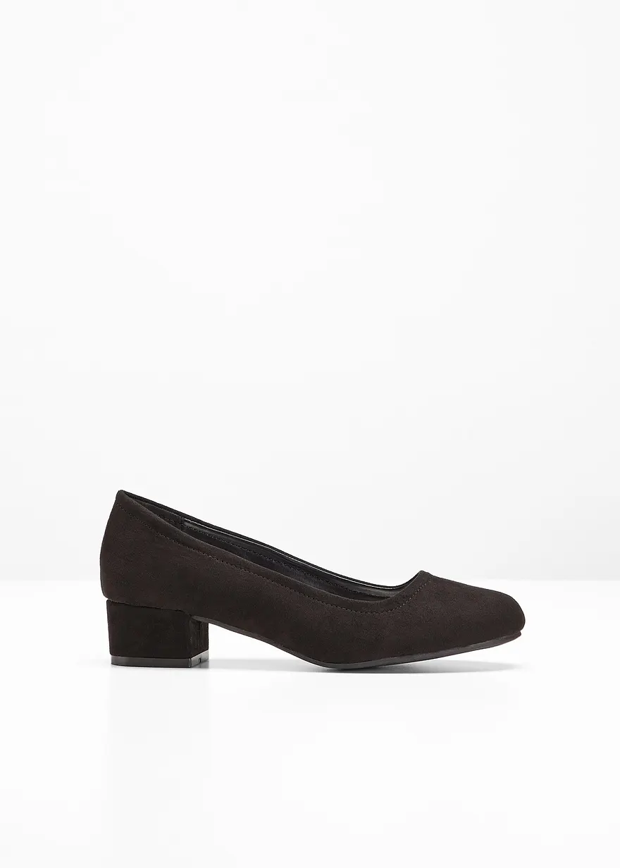 Pumps in schwarz von vorne - bonprix