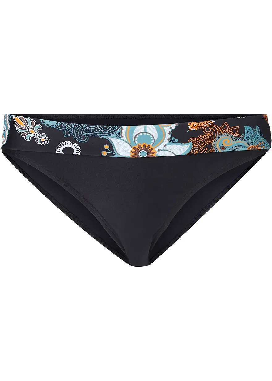 Bikinihose in schwarz von vorne - bonprix